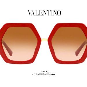 Retro Red Valentino sunglasses